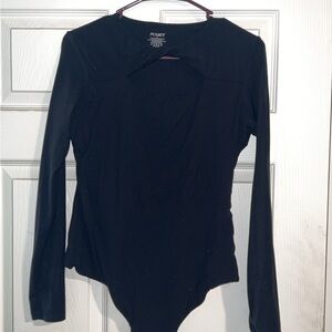 Black Long Sleeve Bodysuit